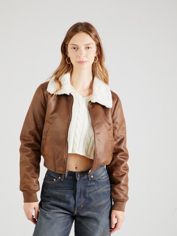 HOLLISTER Between-season jacket in Brown: front