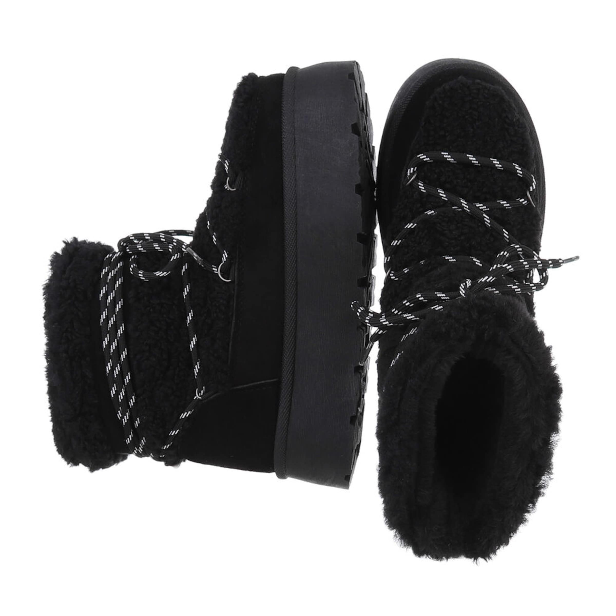 Ital-Design Boots in Schwarz