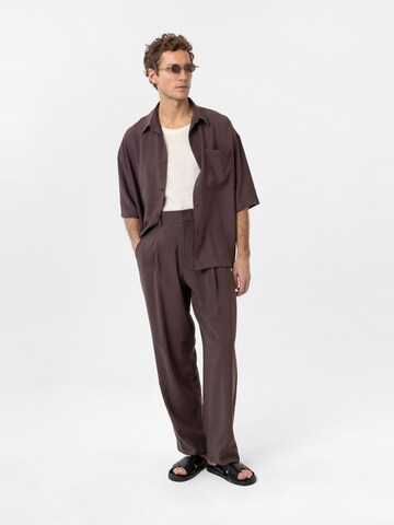 Regular Pantalon à pince 'Cristophe' Antioch en marron