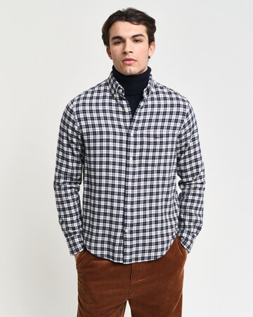 GANT Comfort fit Business Shirt in Blue: front