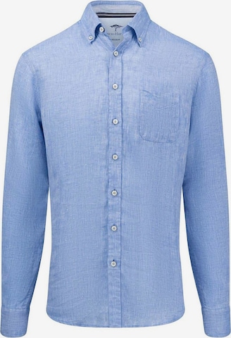 FYNCH-HATTON Regular fit Overhemd in Blauw: voorkant