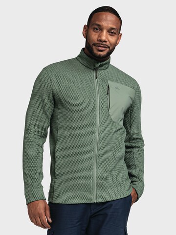 Veste en polaire fonctionnelle 'Genua' Schöffel en vert : devant