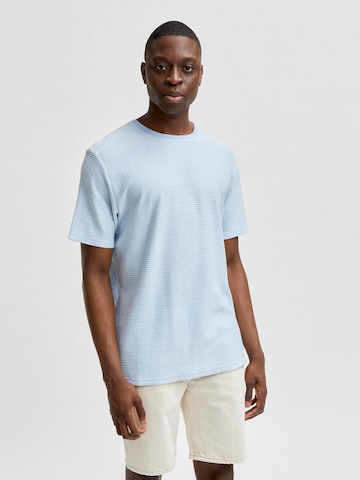 SELECTED HOMME T-Shirt 'Tristan' in Blau: predná strana