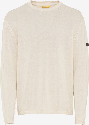 CAMEL ACTIVE Sweater in White: front