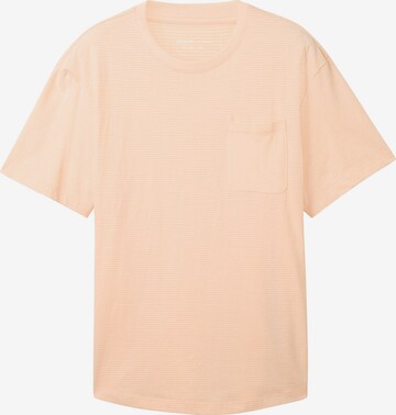 T-Shirt TOM TAILOR DENIM en orange : devant