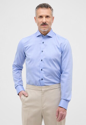 ETERNA Slim fit Business shirt in Blue: front