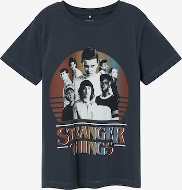 T-Shirt 'Strenger Thing' NAME IT en bleu : devant