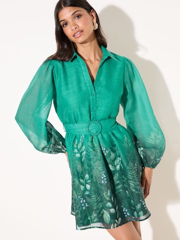 Robe-chemise Friends Like These en bleu : devant