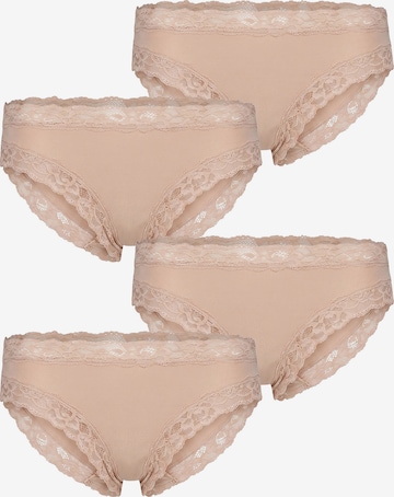 Slip ' Modal Lace ' Skiny en beige : devant