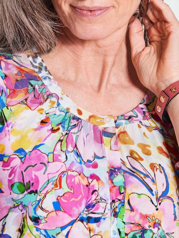 Robe d’été Goldner en mélange de couleurs