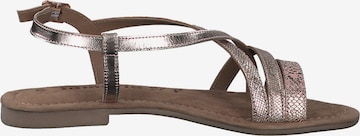 TAMARIS Strap Sandals in Gold