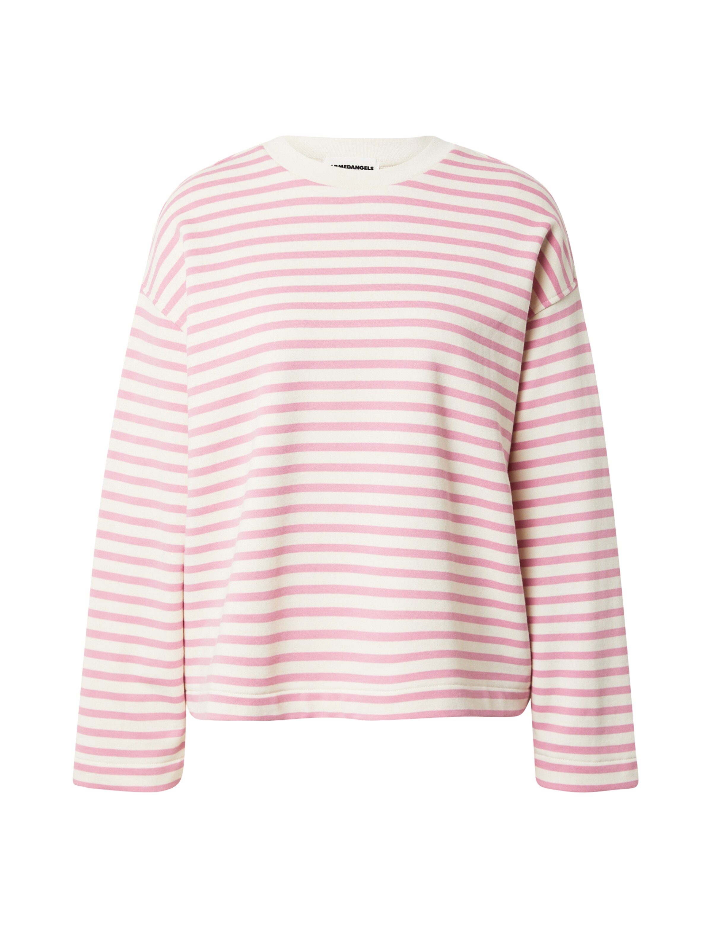 ARMEDANGELS Pullover 'FRANKAA' MAARLEN STRIPE in Pink: Vorderseite