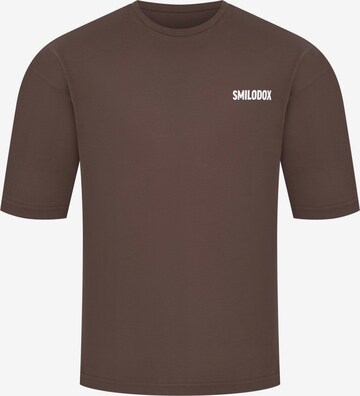 Smilodox T-Shirt ' Cyris ' in Braun: Vorderseite