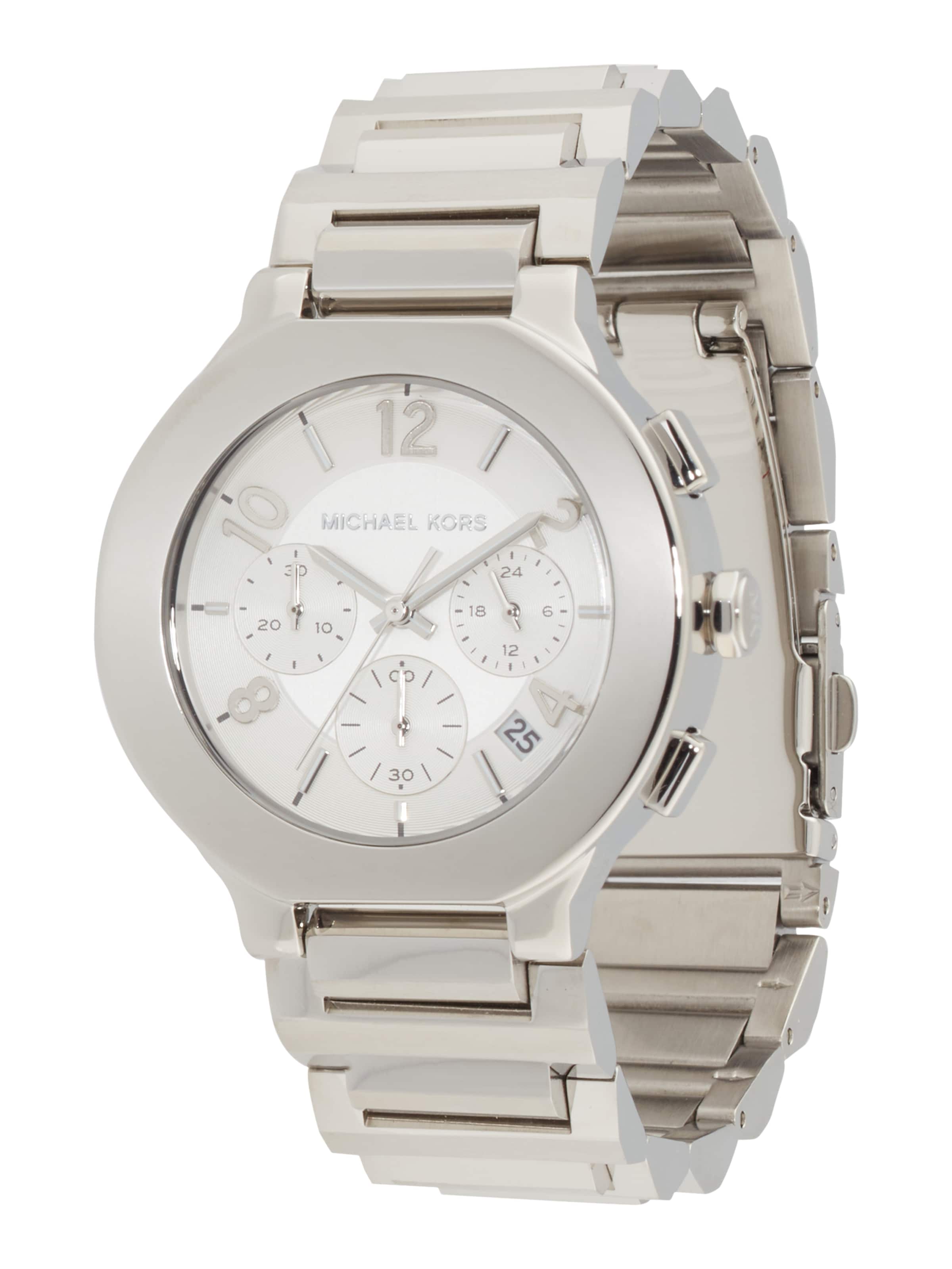 MICHAEL Michael Kors Analogové hodinky 'GRAMERCY' – stříbrná: přední strana