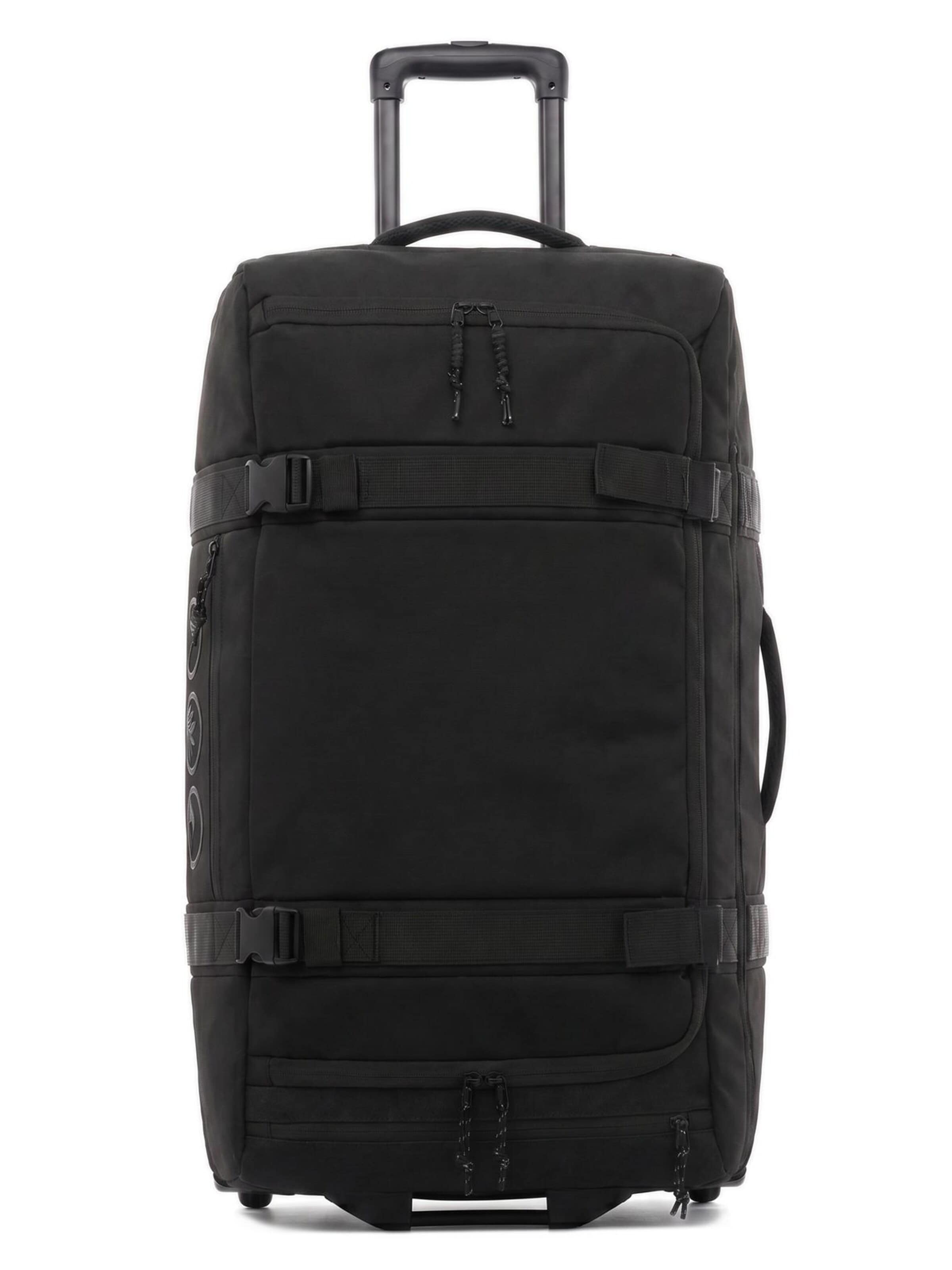 SONS OF ALOHA Cart 'Reisetasche mit Rollen MAKAI groß Duffle bag' in Black: front