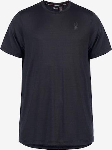 Spyder Funkcionalna majica | črna barva: sprednja stran