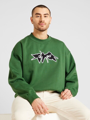 WEEKDAY - Sweatshirt em verde: frente