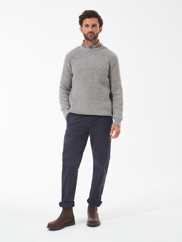 Barbour Pullover 'Horseford' in Grau