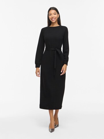 VILA Knit dress 'VIEMMY' in Black