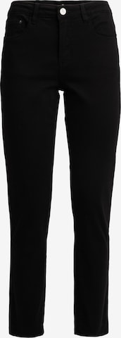 Influencer Slimfit Jeans in Schwarz: Vorderseite