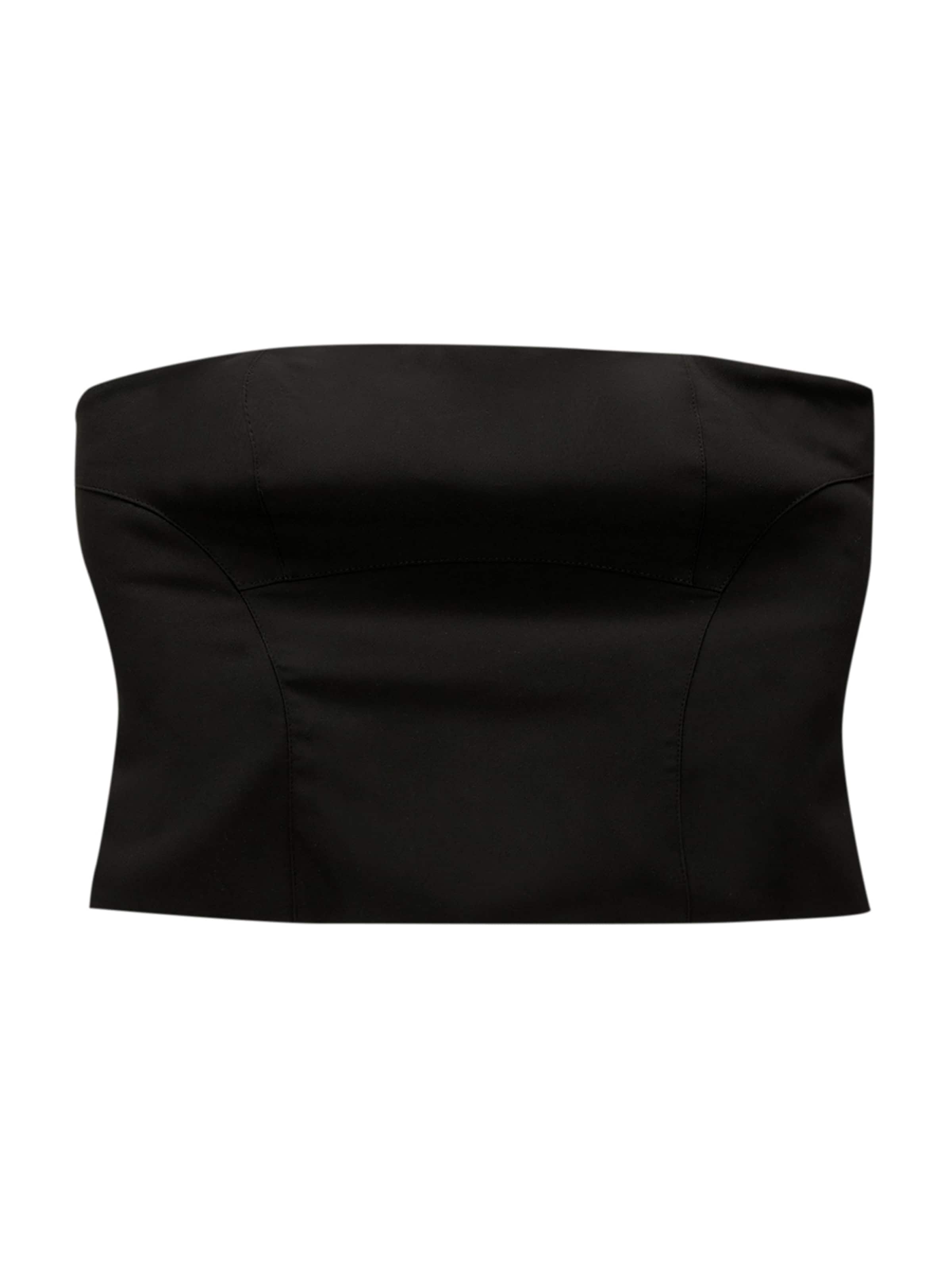 Pull&Bear Top in Schwarz: Vorderseite