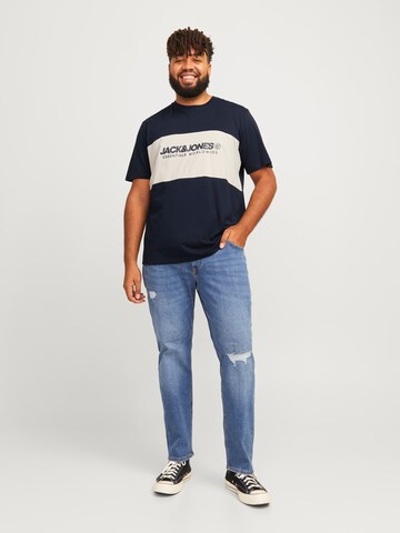 Jack & Jones Plus Tričko – modrá