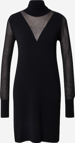 Riani Knitted dress in Black: front