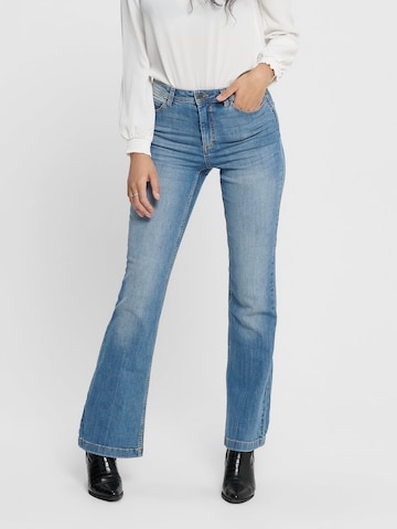 JDY Flared Jeans 'Flora' in Blue: front