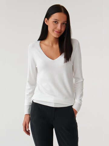 TATUUM Pullover 'TESSA 1' in Weiß: Vorderseite