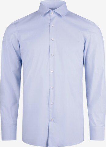 Coupe slim Chemise business ROY ROBSON en bleu : devant