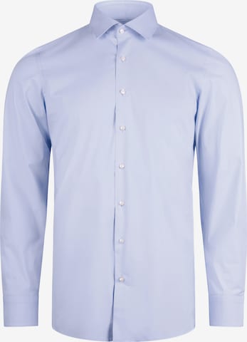 ROY ROBSON Slim fit Business Shirt in Blue: front