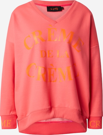 miss goodlifeSweater majica 'Creme de la Creme' - roza boja: prednji dio