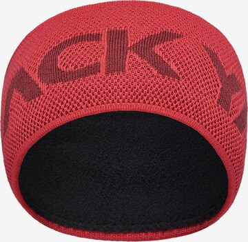 BLACKYAK Athletic Headband 'Yak Knit Headband' in Red: front