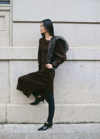 MANGO Kleid 'Carota' in Braun