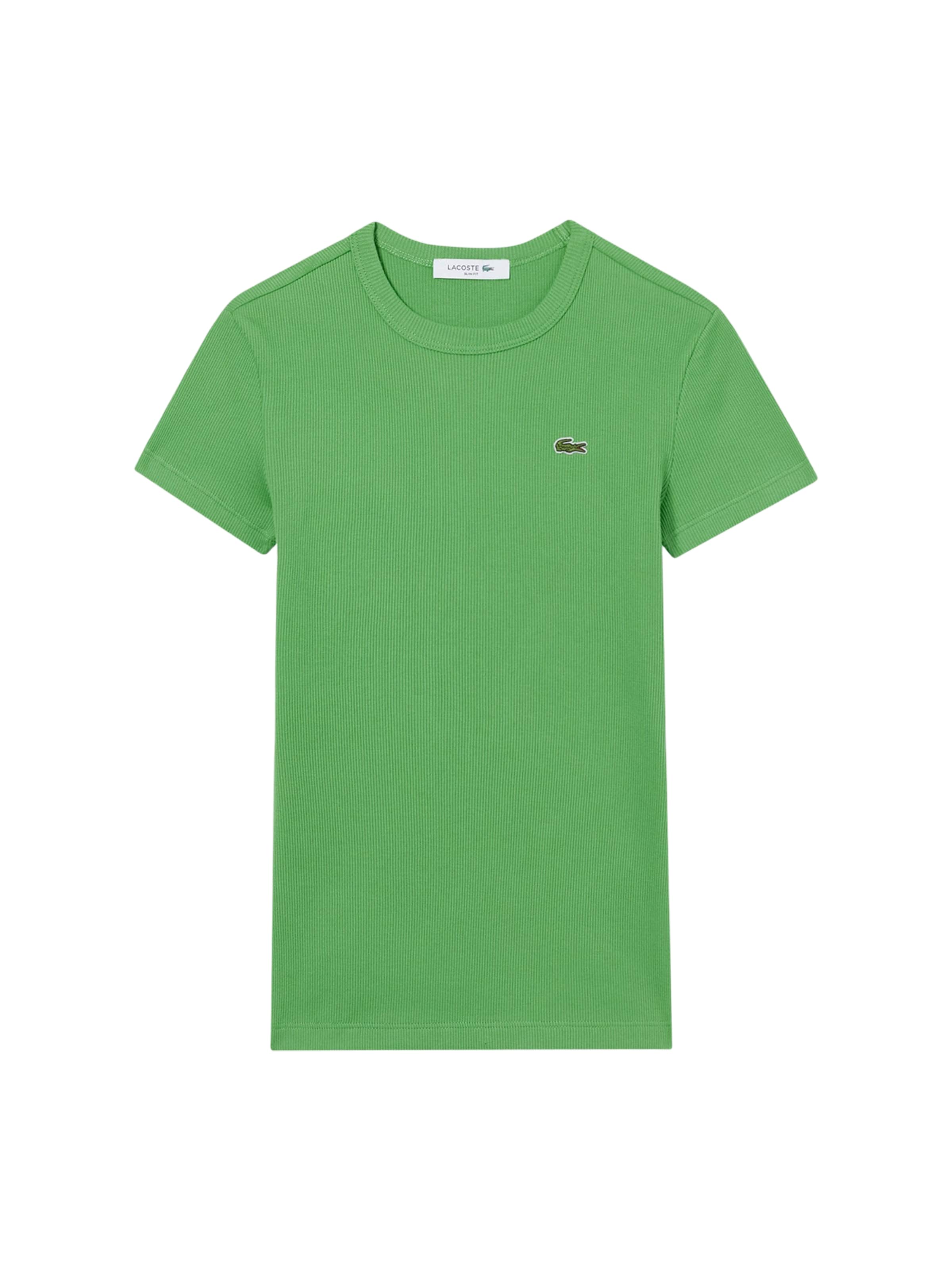 LACOSTE - Camisa em verde: frente