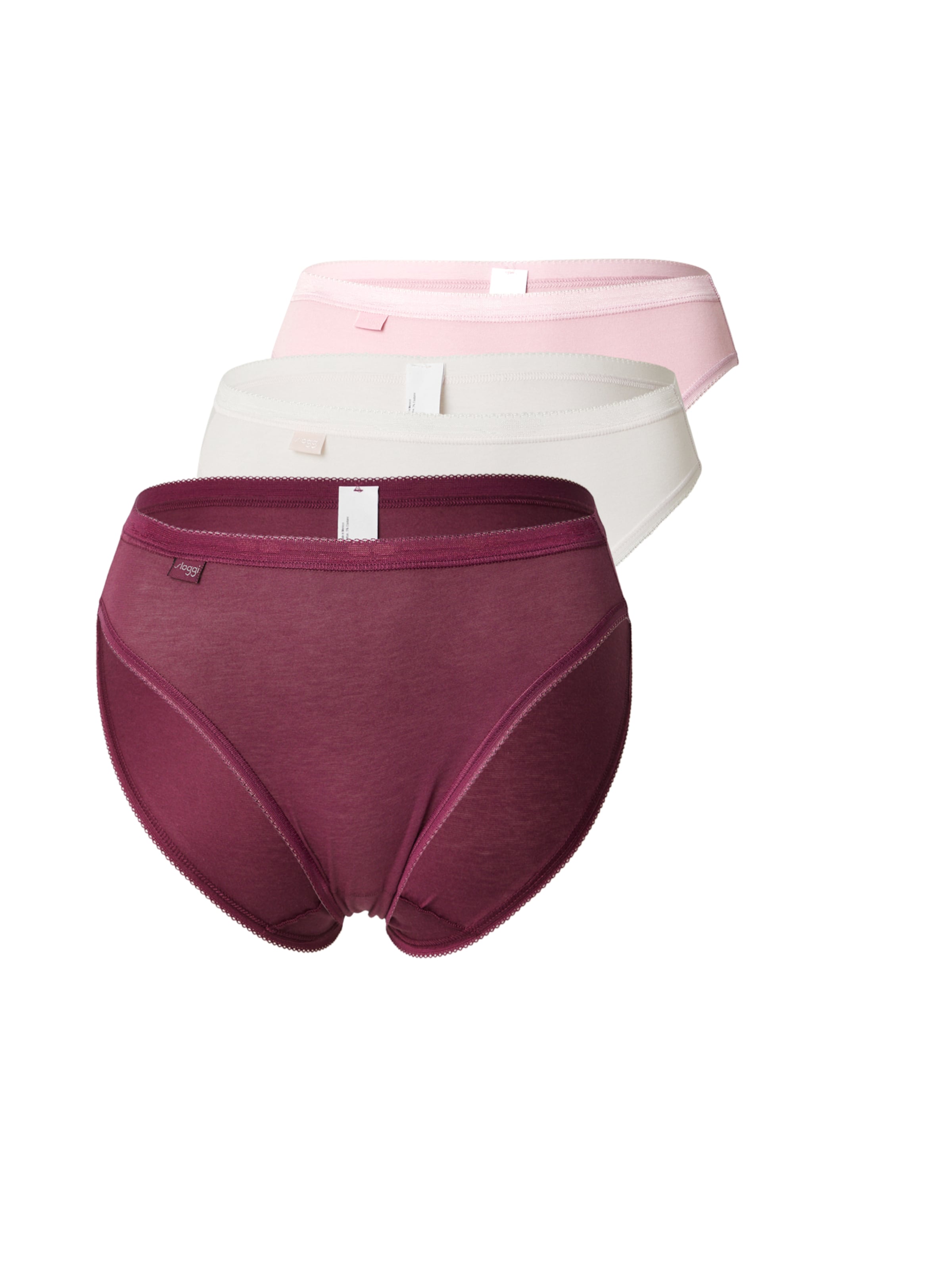 Slip de la SLOGGI pe roz: față