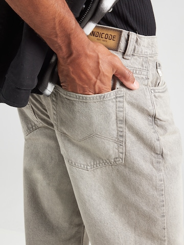 INDICODE Lużny krój Jeansy 'INZane' w kolorze szary