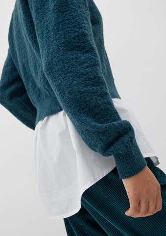 Pull-over QS en bleu