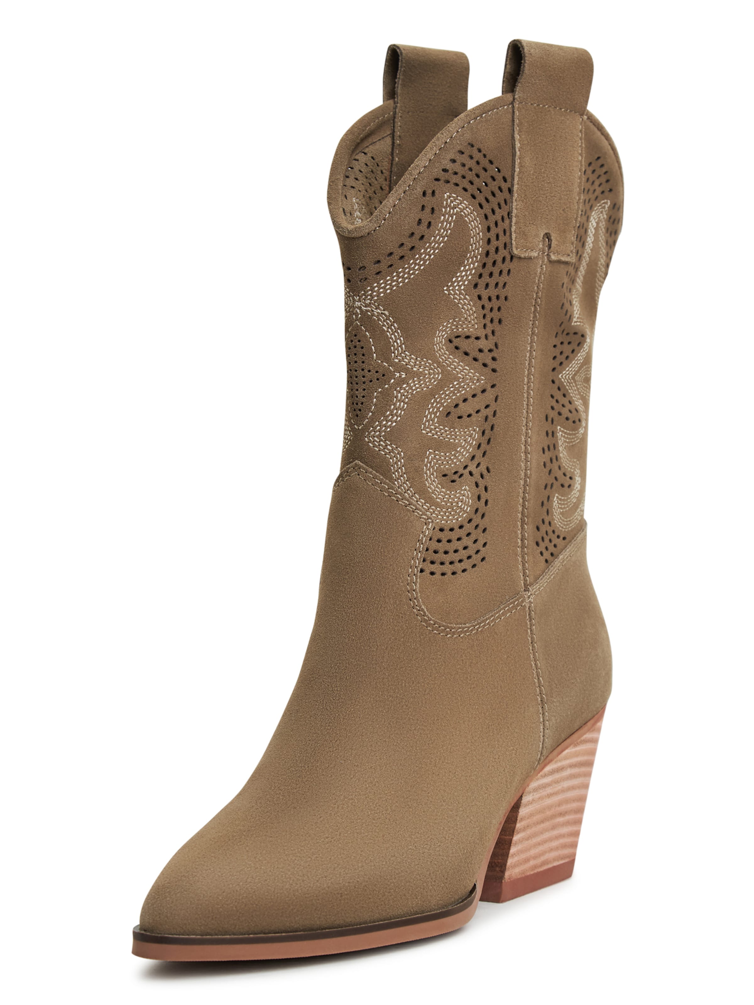Bottes de cowboy CESARE GASPARI en beige