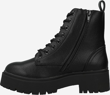 BULLBOXER Lace-Up Ankle Boots in Black