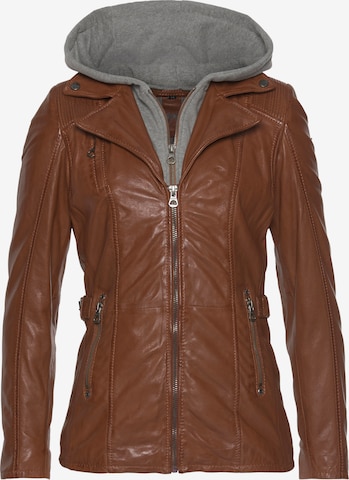 Gipsy Between-Season Jacket in Brown: front