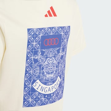 ADIDAS PERFORMANCETehnička sportska majica 'Audi Revolut Formula One Team Singapore' - bijela boja