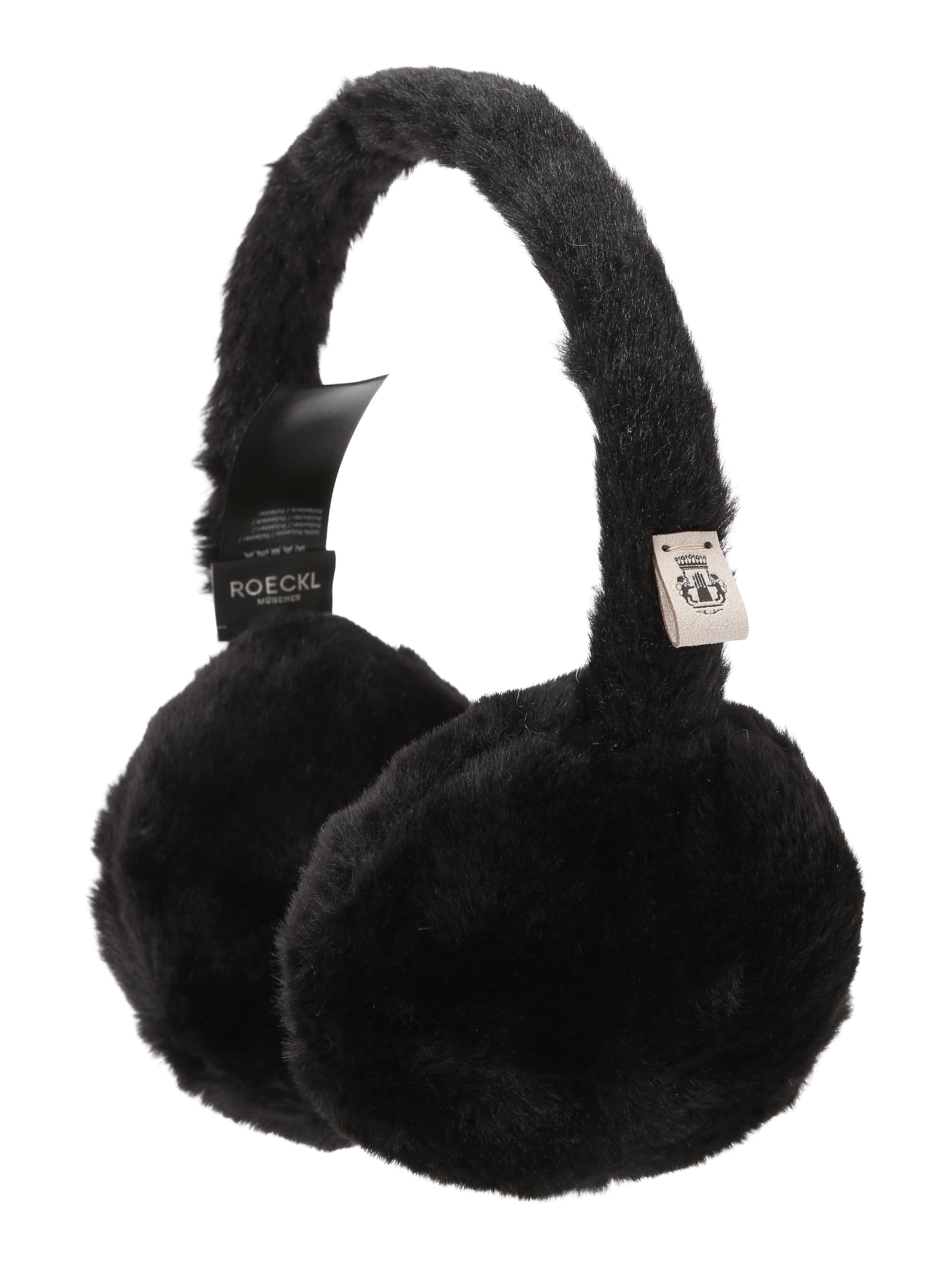 Roeckl Ørevarmere 'TILBURG' i sort: forside