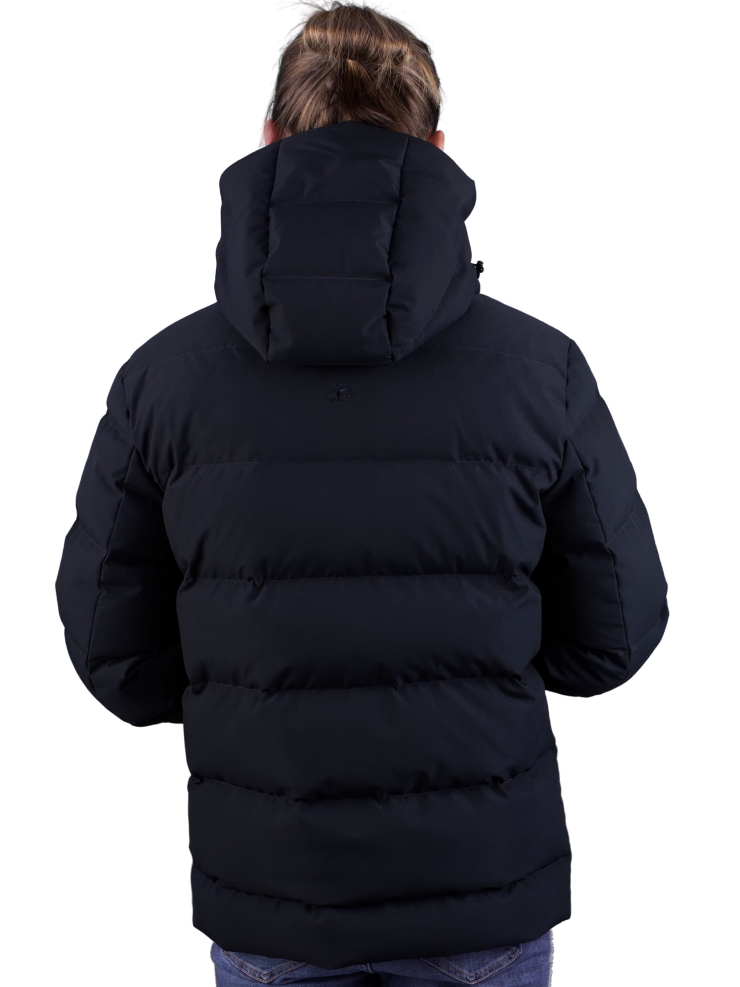 Guggen Mountain Winter jacket 'Warme Daunenjacke WH10 Sport Winterjacke' in Black
