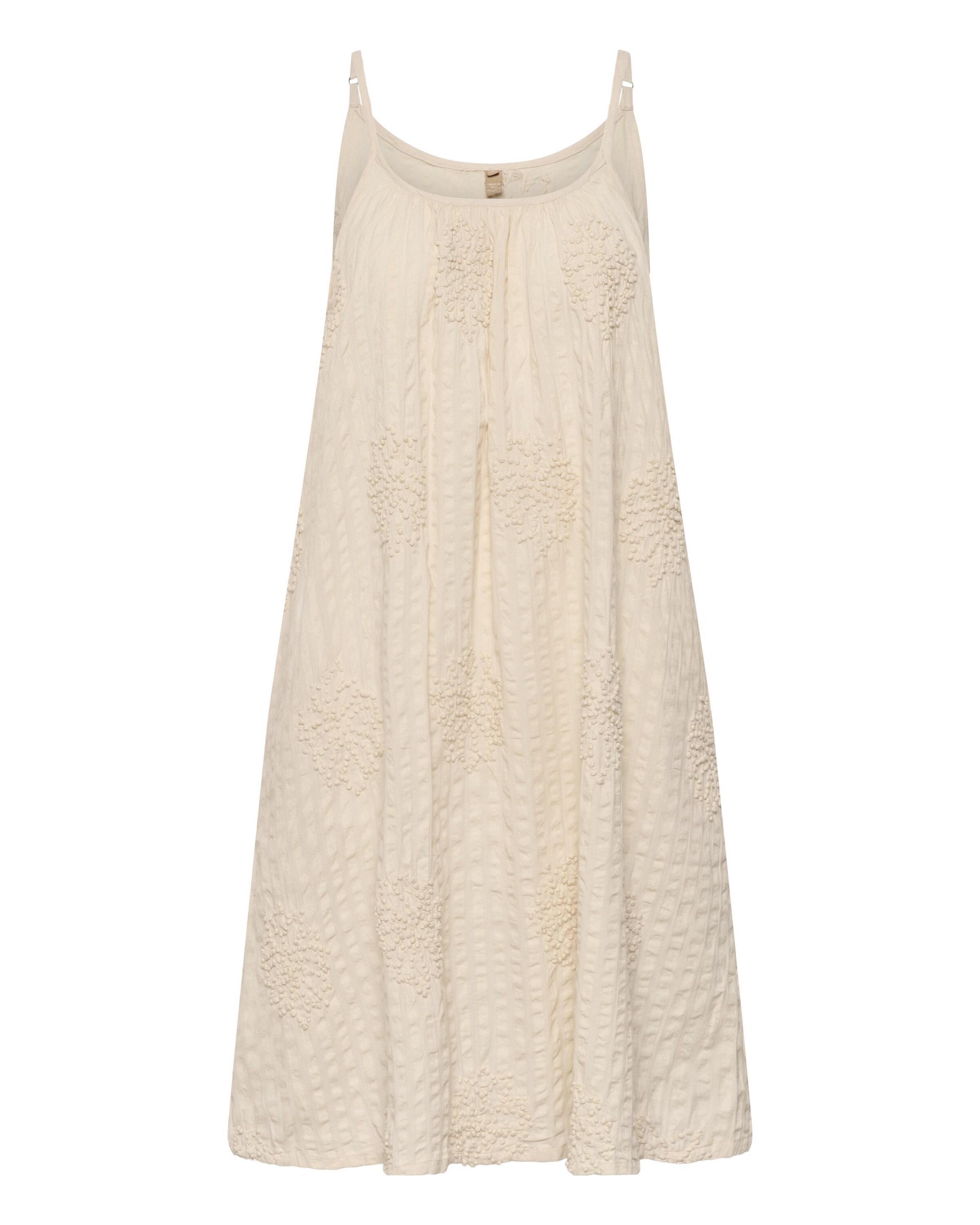 CULTURE - Vestido 'CUElau' em branco: frente