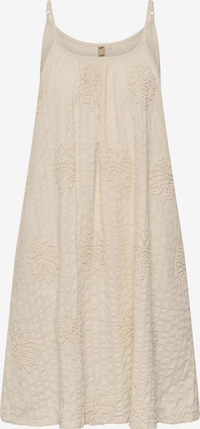 CULTURE - Vestido 'CUElau' em branco: frente