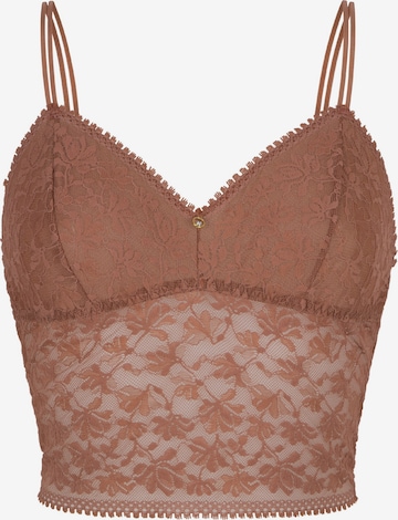 Balconnet Soutien-gorge LingaDore en marron : devant