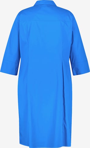 SAMOON Платье-рубашка в Синий