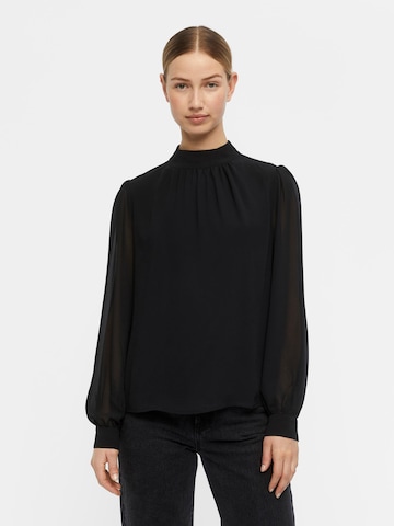 OBJECT Blouse 'MILA' in Zwart: voorkant