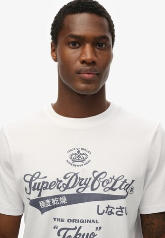 T-Shirt Superdry en blanc